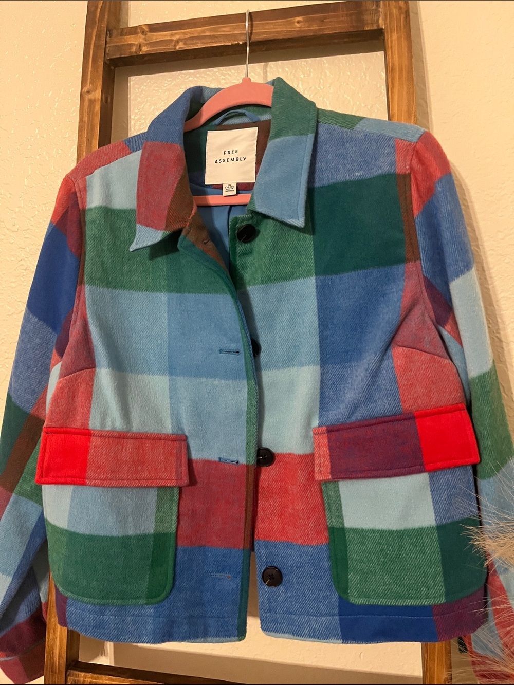 Free Assembly plaid cropped chore jacket - Picture 10 of 10